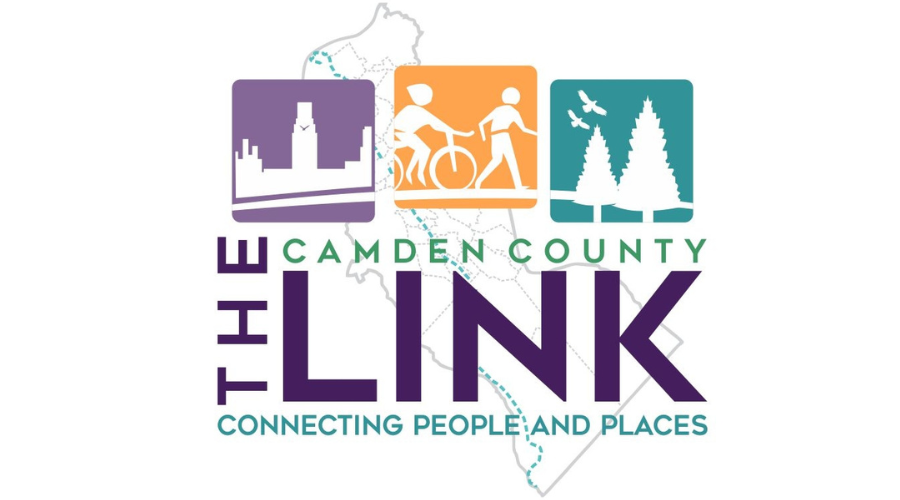 Large image of "The LINK" trail logo on a white background