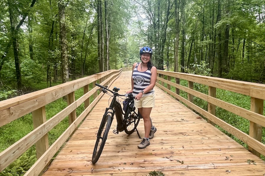 Cleveland, Angela - LHT - July 2025 - Angela Cleveland copy Lawrence Hopewell Trail | Photo courtesy Angela Cleveland