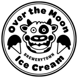 Over the Moon Ice Cream logo